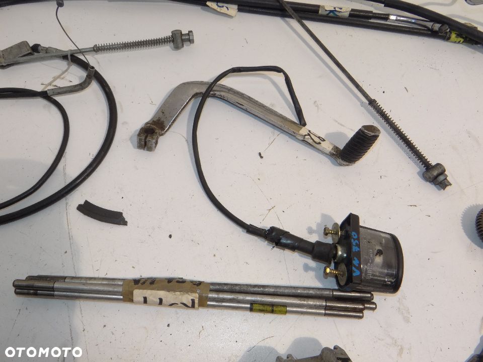 VN 750 Vulcan lampa tył ślizg rozrządu boczek guma walu dźwigienki zaworowe ciegno hamulca R203 - 9