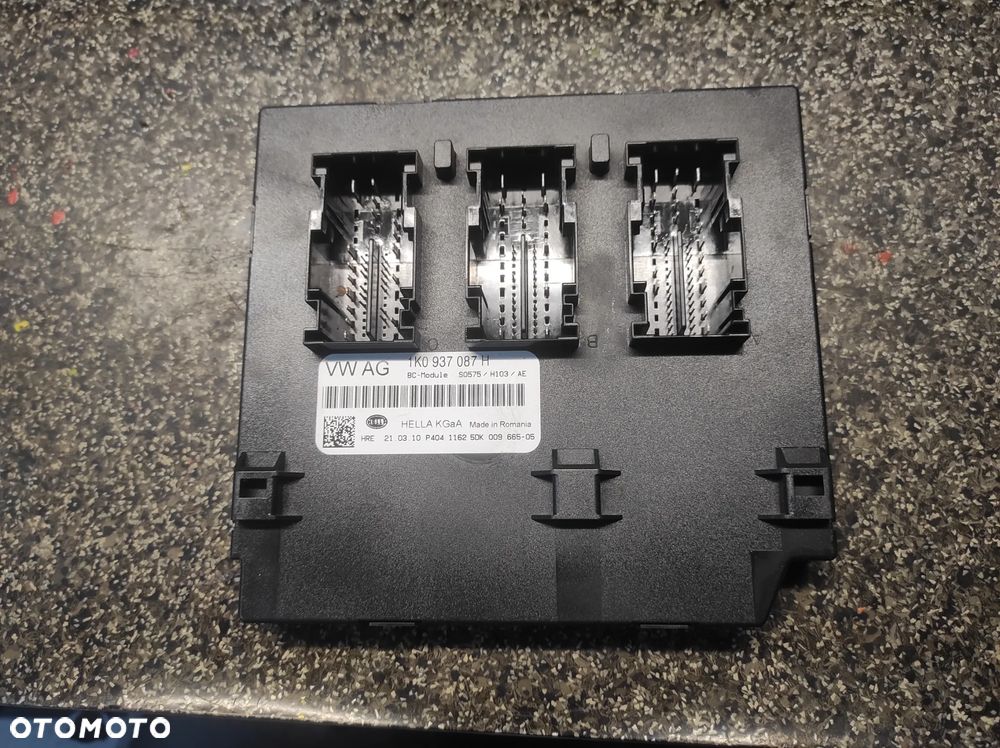 MODUŁ KOMFORTU BCM 1K0937087H SPRAWNY GWARANCJA VW AUDI SEAT SKODA WYSYŁKA !!!! - 1