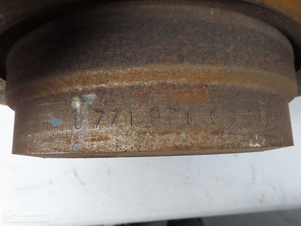 Conjunto de discos de travão 345 X 24 Trás Seminovo/ Original BMW X5 (E70)/BMW X... - 3