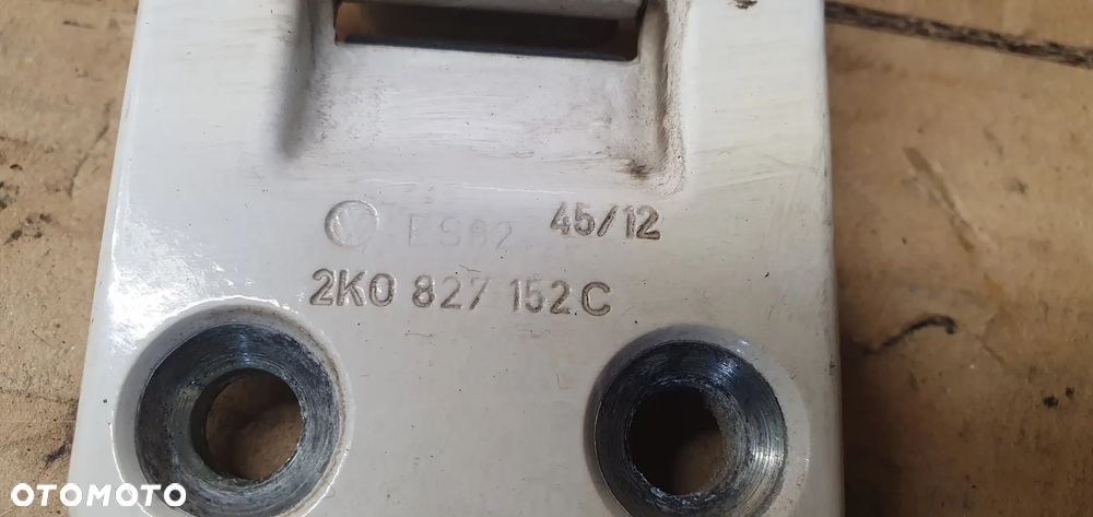 Zawiasy drzwi prawy tył dolny górny komplet VW Caddy III Lift 2K0827152C - 5