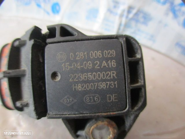Modulo 0281006029 223650002R NISSAN JUKE 1 FASE 2 2015 1.2I 115CV 5P BRANCO Sensor Map / Pressão Ar Admissão - 3