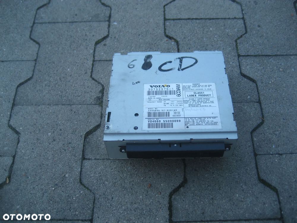 volvo s40 v50 04-07r radio zmieniarka 6cd 30752575 1 - 1