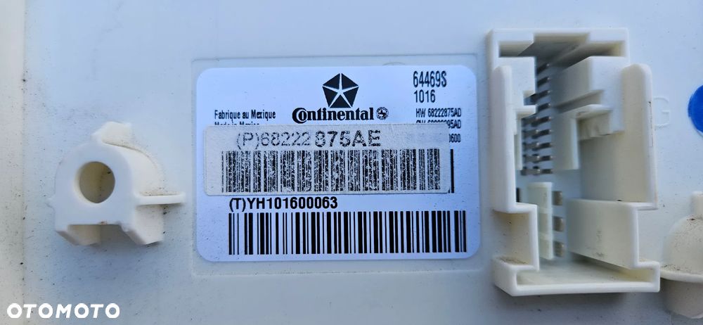 Chrysler Pacifica 2016- Moduł komfortu Sterownik BCM  P68222875AE 68222875AE - 2