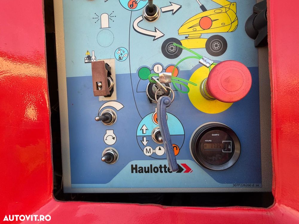 Haulotte Nacela diesel brat 16 m 4x4 vanzare inchiriere Valcea Pitesti Bucuresti Craiova Slatina Tg Jiu Droberta Sibiu Deva Alba - 6