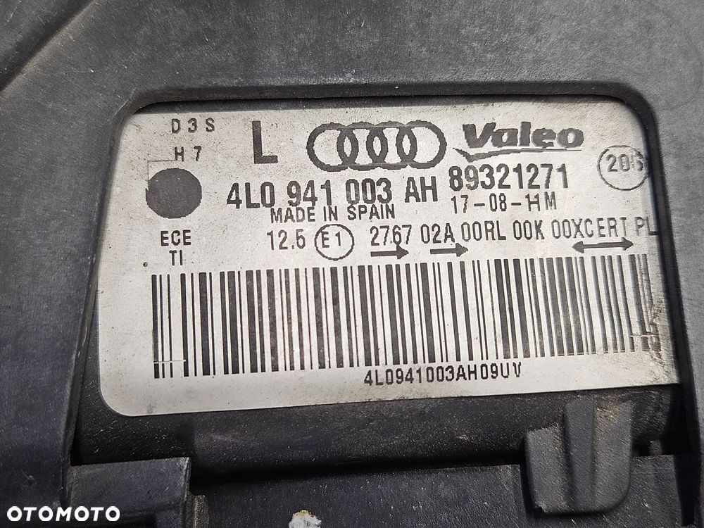 AUDI Q7 4L LIFT 09-15R LAMPA PRZOD BI-XENON + LED TRIXENON PRAWA 4L0941004AH LEWA 4L0941003AH - 22