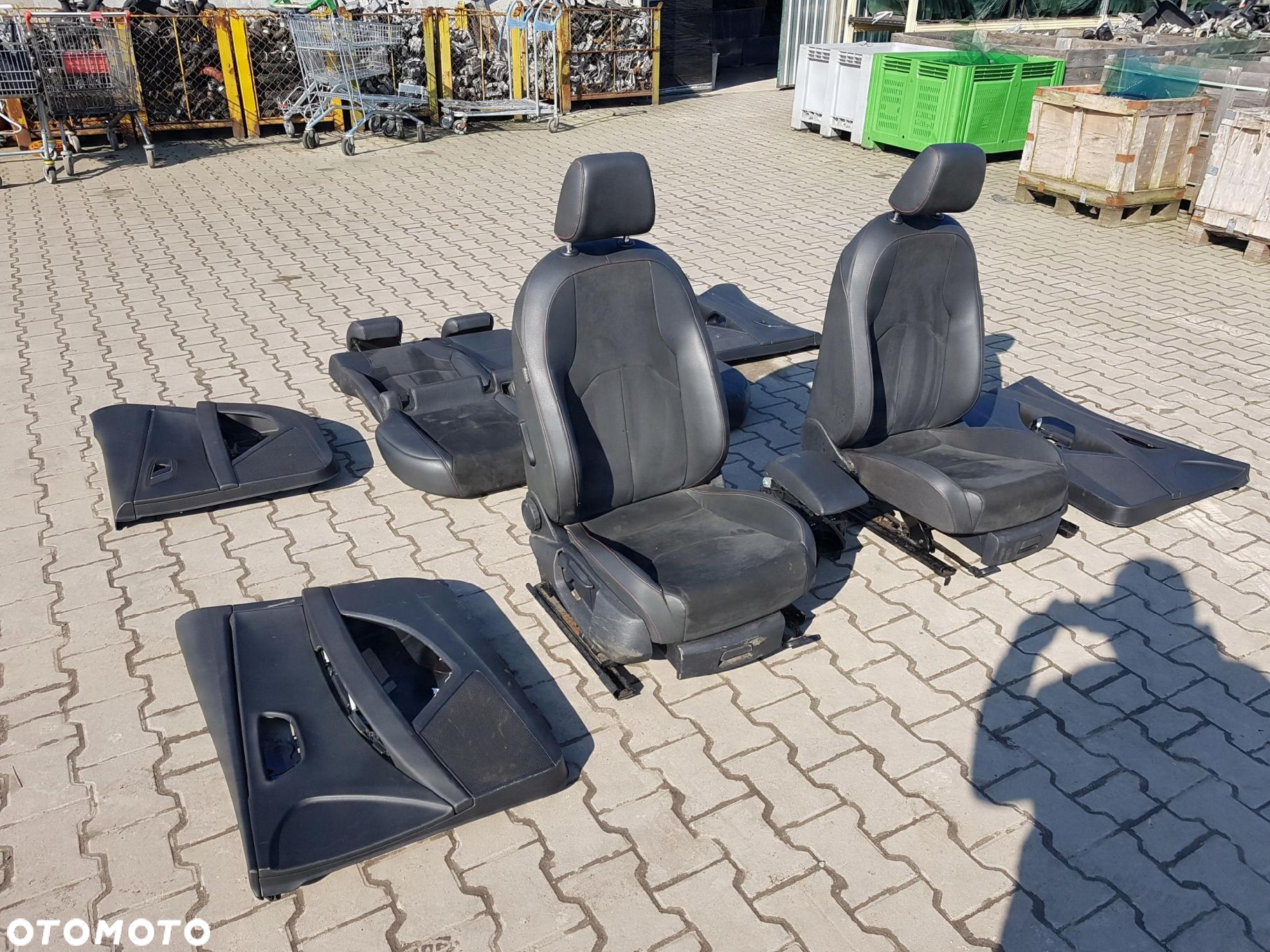 SEAT LEON III 3 12r- FR HB FOTELE SKÓRZANAE ALCANTARA KANAPA BOCZKI 5D - 2