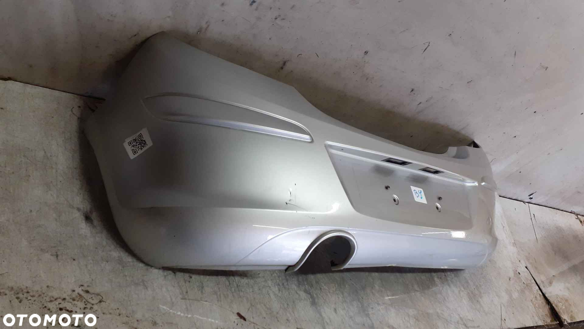 ^ ZDERZAK TYŁ TYLNY OPEL CORSA D Z157 SREBRNY - 4