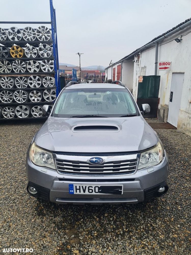 Bara fata Subaru Forester 2007 - 2010 GRI C6Z (847) model cu spalatoare far - 9