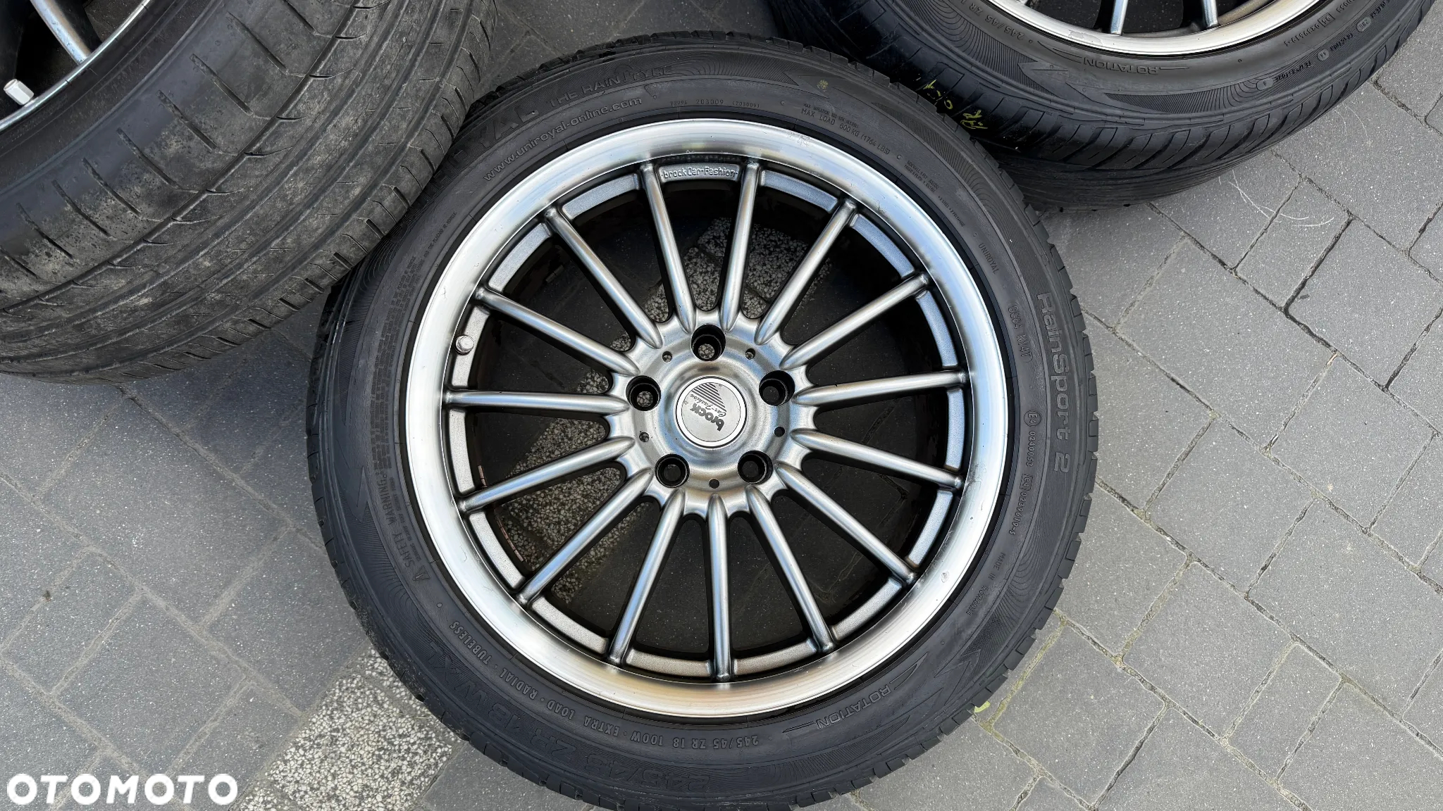 Koła aluminiowe 245/40 Brock R18 5x120 alufelgi ET37 8J Bmw 245/45 - 4