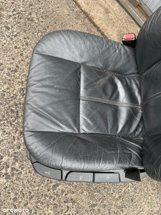 Fotel przedni lewy podgrzewany skóra super stan Bmw e38 e39 - 3