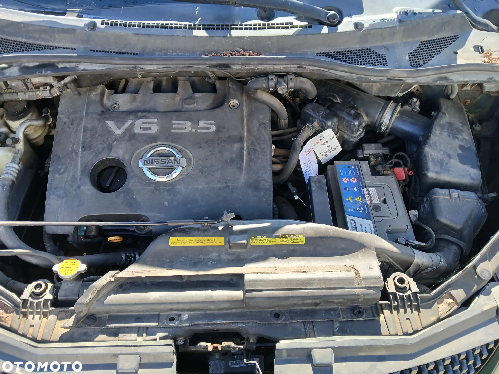 nissan quest silnik 3.5 V6 VQ35DE skrzynia RE4F04B napęd sanki belka wahacz wahacze zacisk zaciski - 2