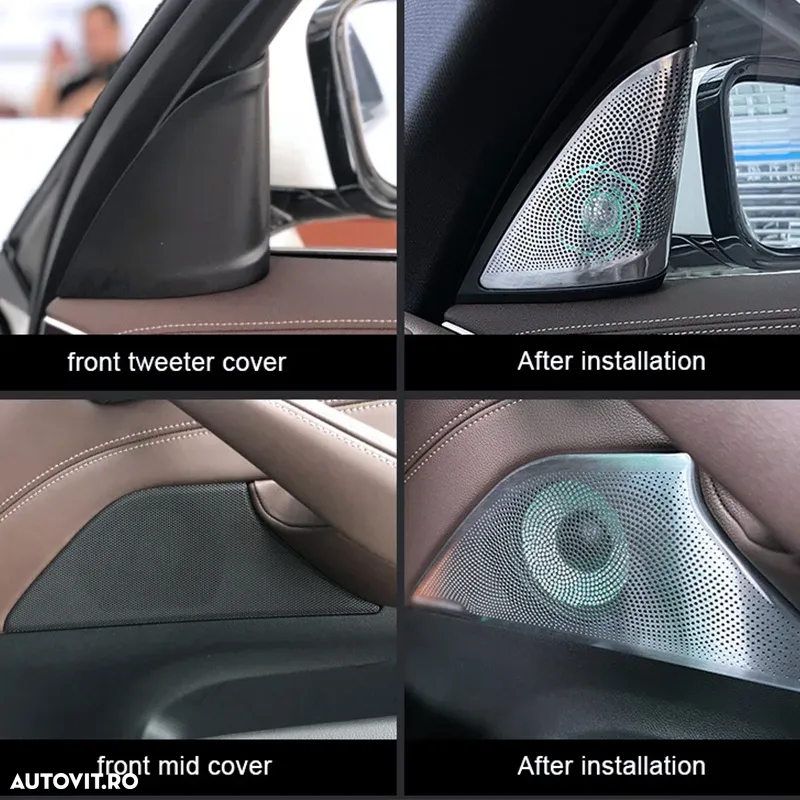 set capace boxe bowers and wilkins BMW seria5 G30 capace interior Bowers & Wilkins BMW G30 set complet BMW G30 2017-2023 - 2