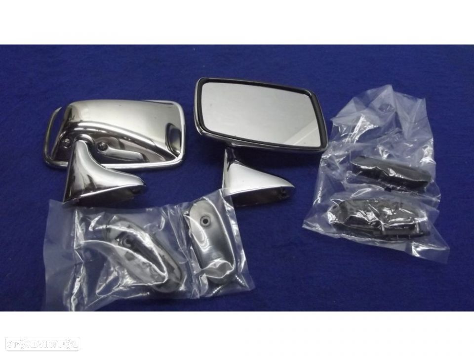 mini ou outros espelhos retrovisores cromados novos - 1