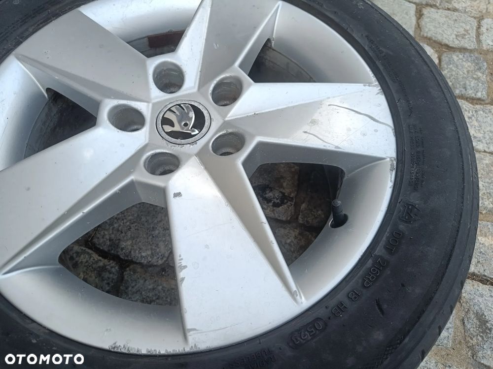 Felgi Aluminiowe 16 Skoda Octavia 3 5x112 ET46 5E0601025H Koła VW Seat Audi 6,5Jx16H2 - 21