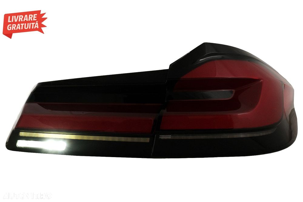 Stopuri Full LED BMW Seria 5 G30 Sedan (2017-2019) LCI Design LED Static- livrare gratuita - 8