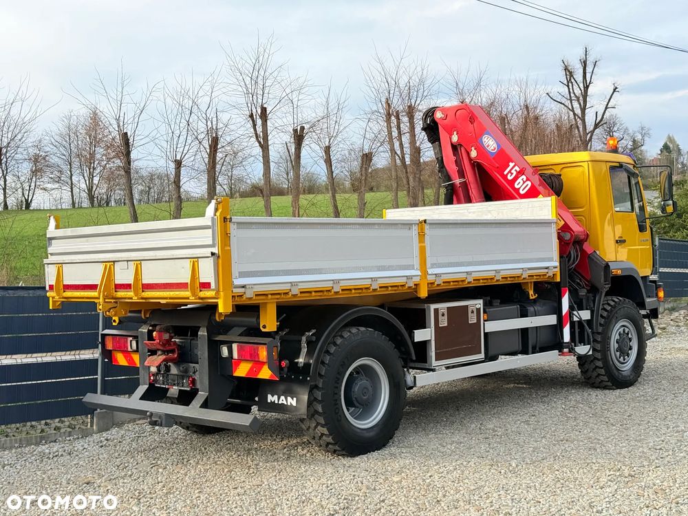 MAN * MAN LE 18.280 * HDS HMF 1560 * Kiper Wywrotka * 4x4 * Sprowadzony * Energetyka * - 40