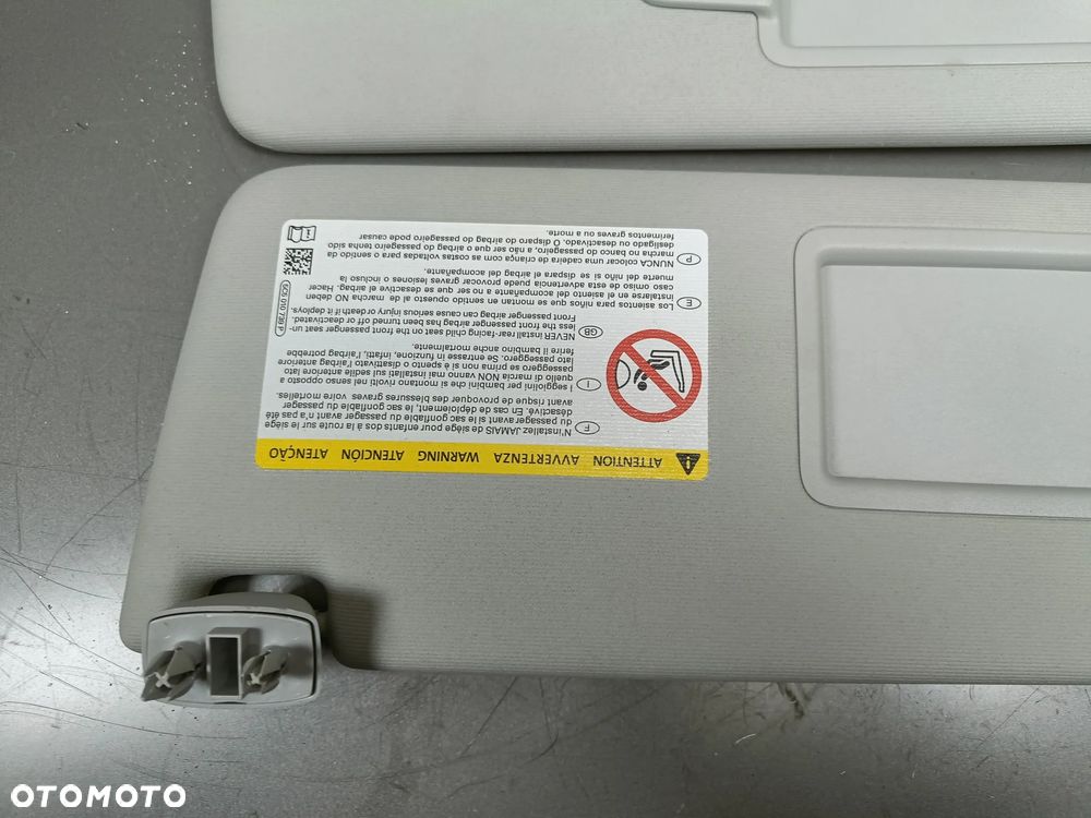 Osłona przeciwsłoneczna Prawa Lewa Skoda Octavia 3 III Słonecznik Prawy Lewy Słoneczniki - 2