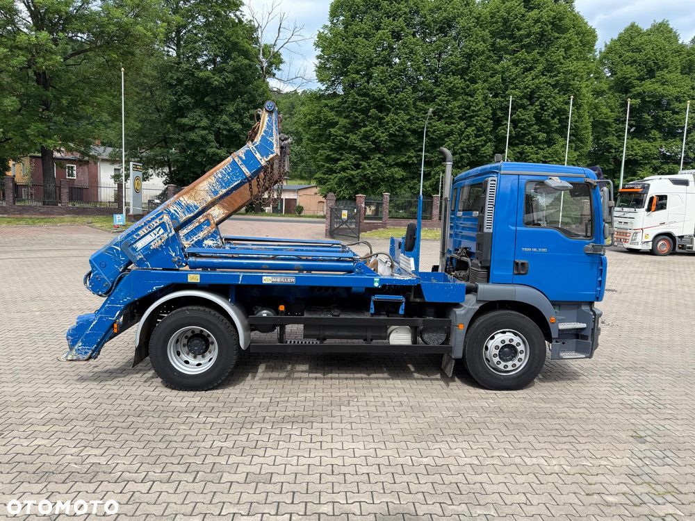MAN 18.330 TGM bramowiec, MEILLER, 330 KM, manual, stare TACHO, 236 t.km.! - 9