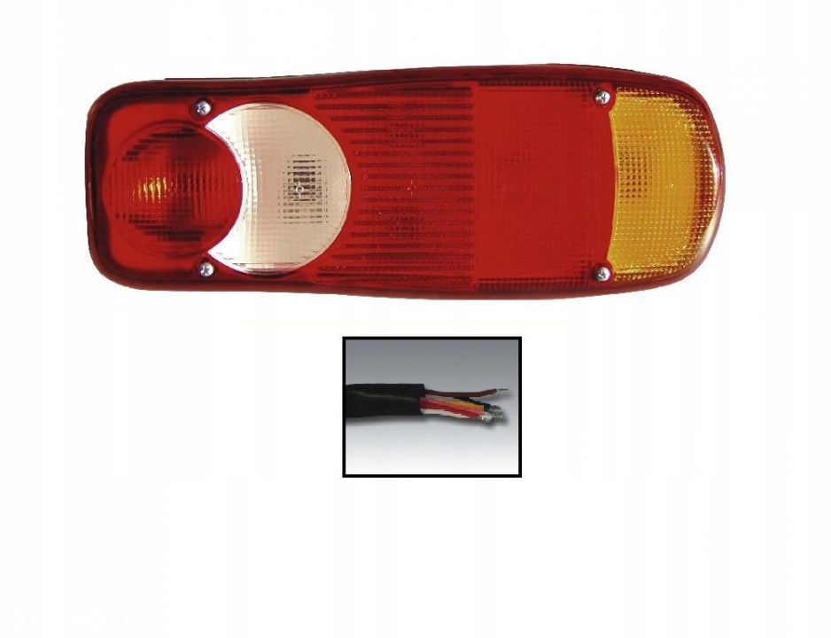 LAMPA TYLNA ZESPOLONA SKRZYNIOWIEC 24V KOMPLET - 3