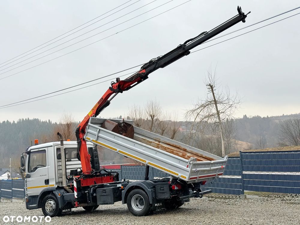 MAN MAN TGL 12-240 Kiper Wywrotka 4x2 Kran PALFINGER PK 12500 BARDZO DOBRY STAN - 21
