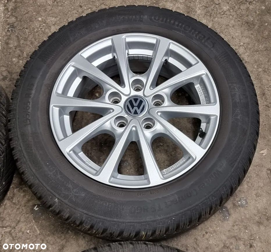 4x koła folgi opony zima Volkswagen Golf Polo Audi Seat Skoda 195/65/15 Continental WinterContact TS860 195/65R15 5x100 - 4