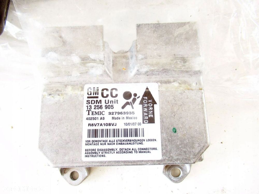 OPEL CORSA D KONSOLA KOKPIT DESKA PODUSZKI NAPINACZE SENSOR - 4