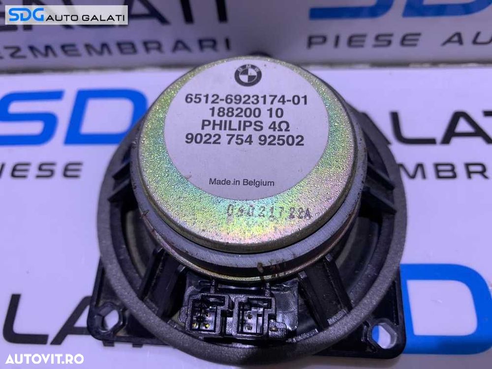 Boxa Boxe Difuzor Difuzoare Audio Philips BMW Seria 5 E60 E61  2003 - 2010 Cod 6923174 6512-6923174-01 - 2