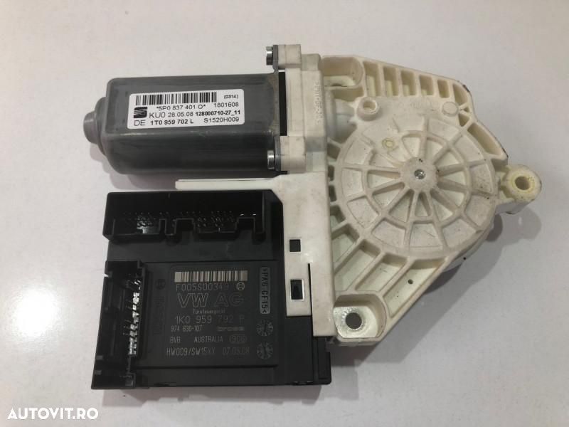 Motoras macara geam cu modul dreapta fata Volkswagen Passat CC (2008-2012) 1T0959702L - 3