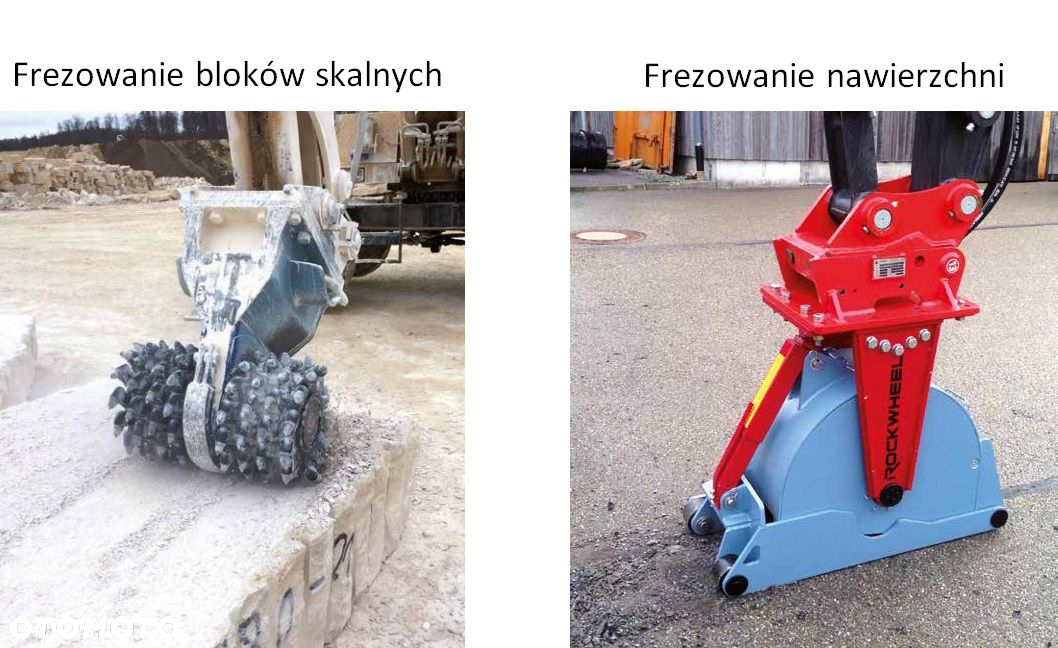 Frezarka Głowica frezująca RockWheel D10 koparka 8-12 t - 7