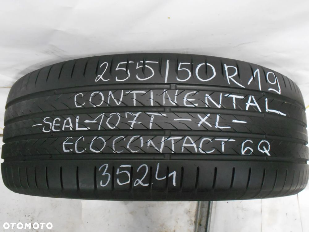 OPONA POJEDYNKA 255/50R19 CONTINENTAL ECO CONTACT 6Q XL SEAL DOT 3524 7MM - 1