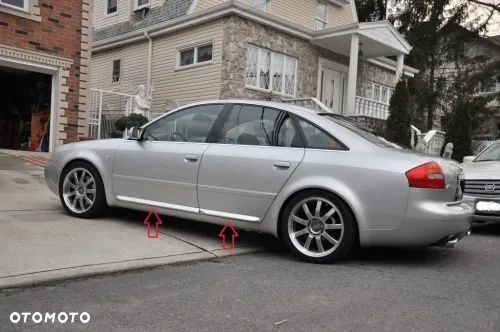 AUDI A6 C5 97-02 S6 RS6 - LISTWY NA DRZWI 4 SZTUKI PODKŁAD - 8