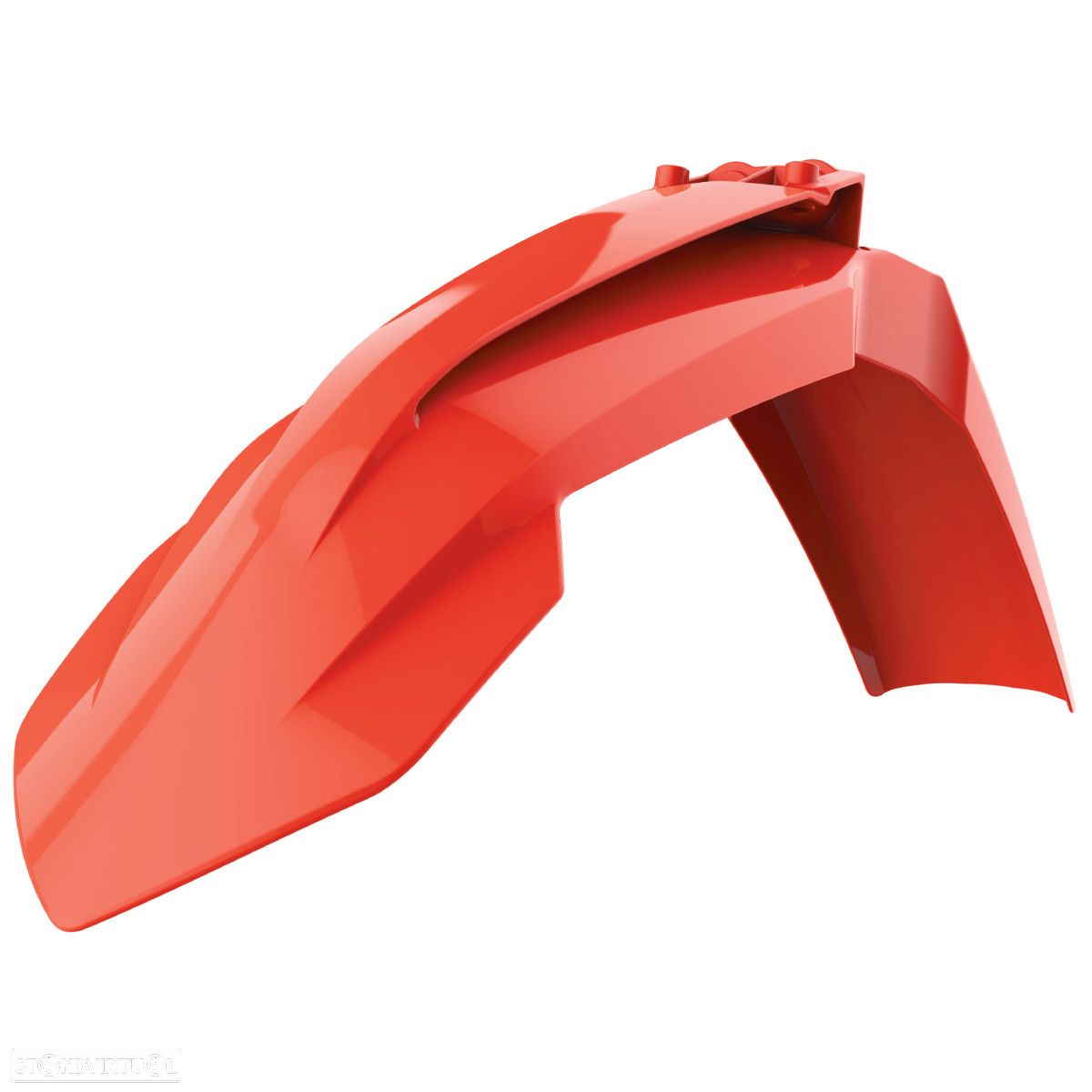 guarda lamas dianteiro polisport laranja fluor ktm - 1