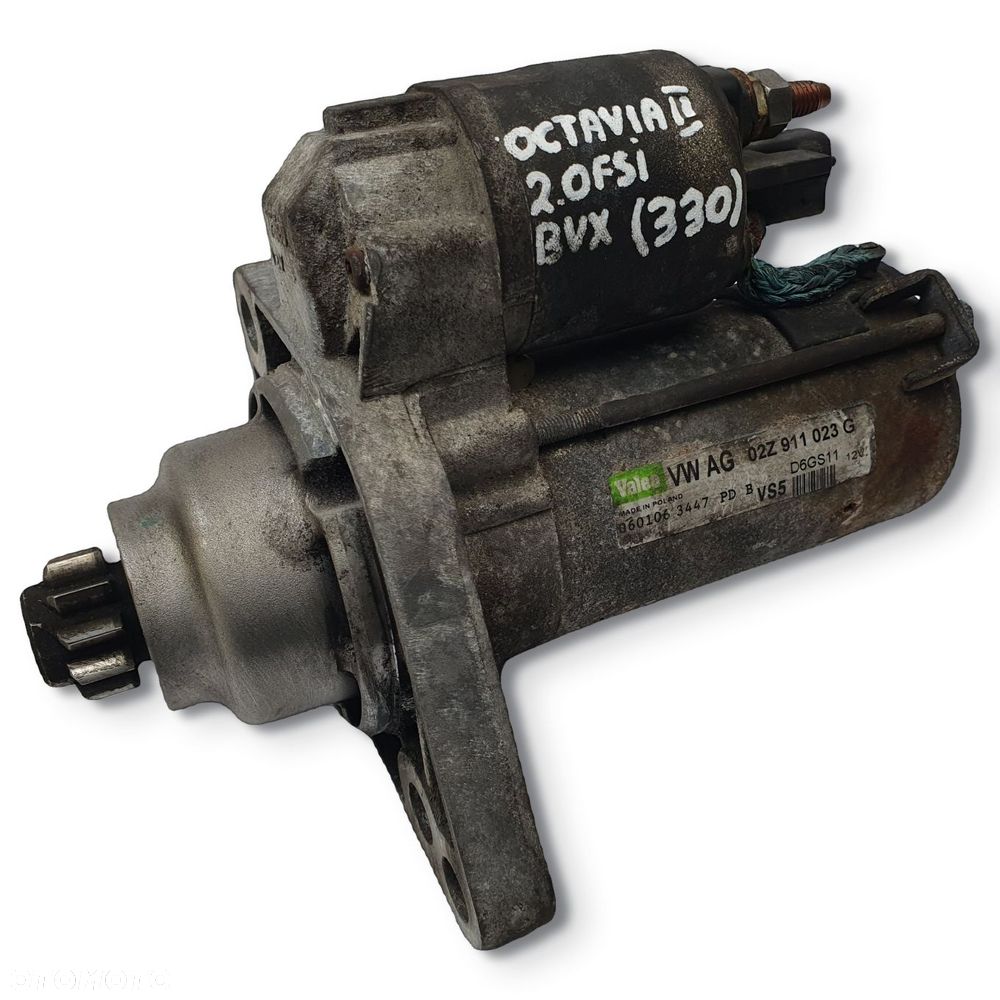ROZRUSZNIK Skoda Octavia II 2.0 FSI BVX 02Z911023G D6GS11 valeo - 1