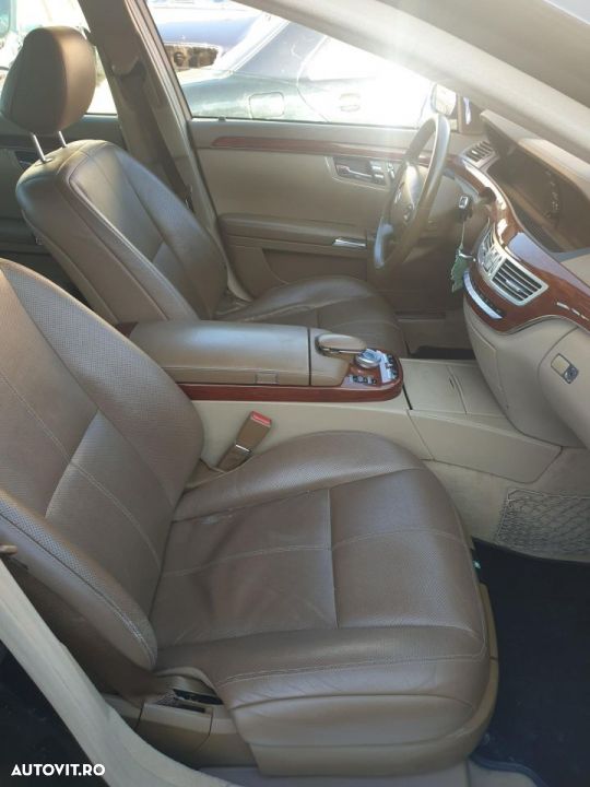 Plansa bord si kit airbag complet mercedes s class w221 volan stanga s320 s350 - 2
