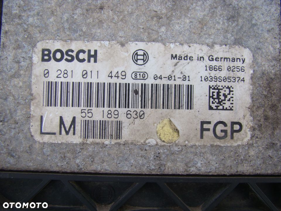 KOMPUTER STEROWNIK SILNIKA 1.9 CDTI Z19DTH OPEL VECTRA C SIGNUM + PIN - 4