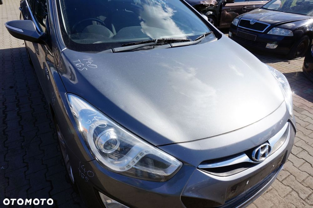 MASKA ZDERZAK BŁOTNIKI LAMPY I40 VF T6S  HYUNDAI 2011-2014 SZARY PRZÓD KOMPLETNY - 4