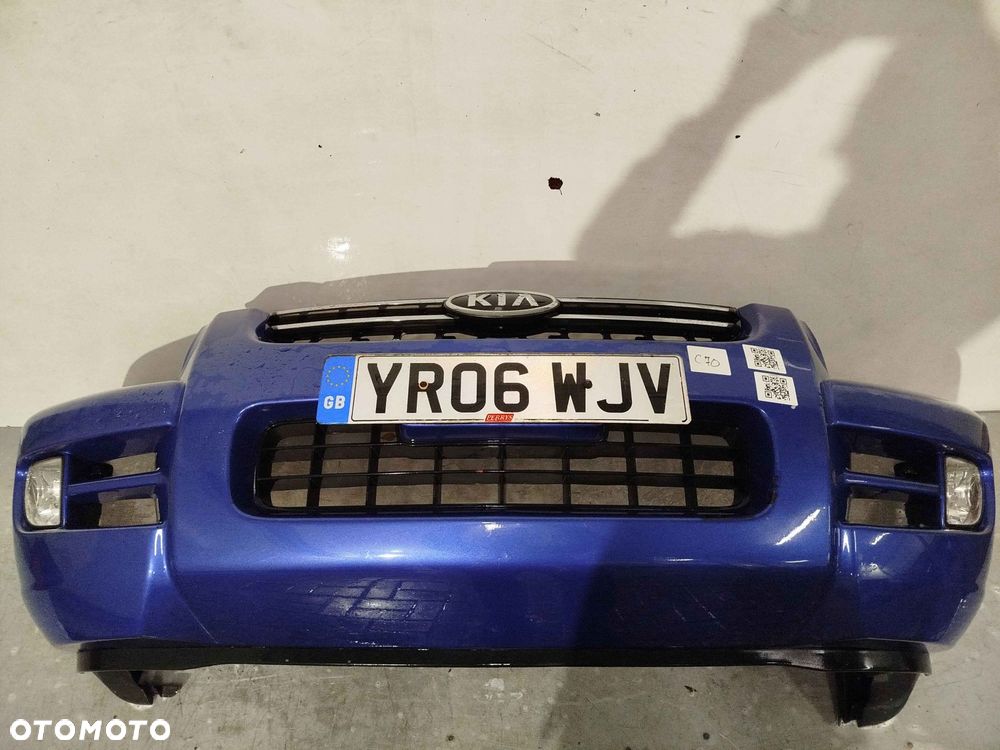 ^ ZDERZAK PRZÓD PRZEDNI KIA SPORTAGE II 2 K6 NIEBIESKI HALOGENY
