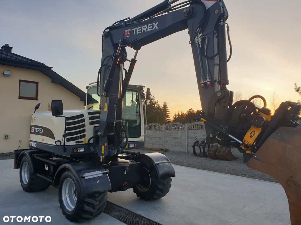 Terex TW 110 ROTOTILT/SZCZYPCE 3-ŁYŻKI SPROWADZONY ŁADNY STAN - 30