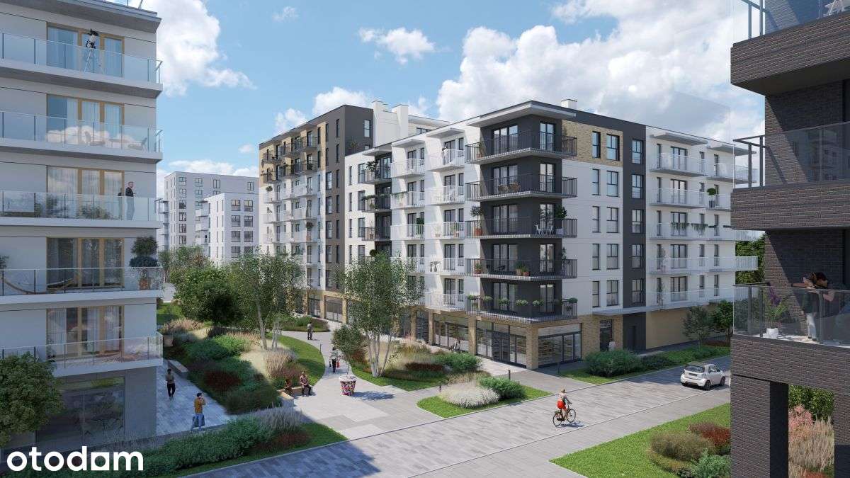 1-pokojowe mieszkanie 37m2 + balkon