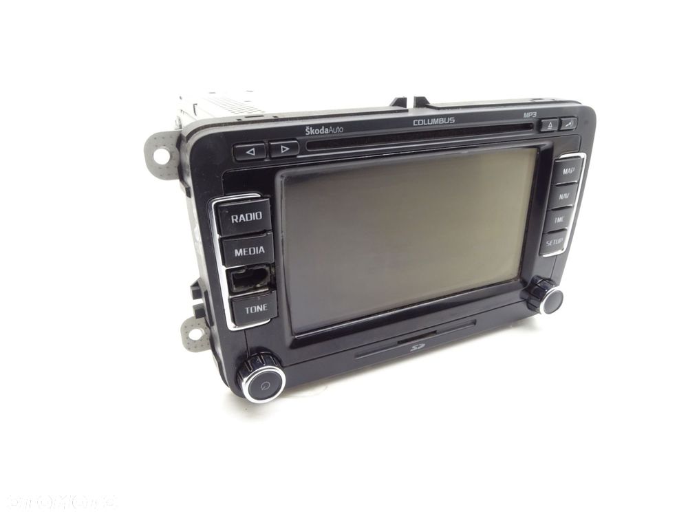 Wyswietlacz radio cd nawigacja 3t0035680e skoda superb ii - 4