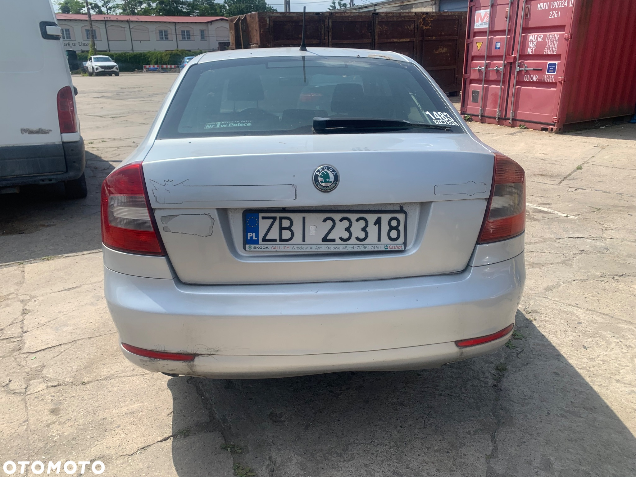 Skoda octavia 2 lift cala na części LA7W srebrna - 6