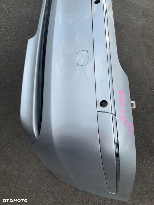 ZDERZAK TYLNY TITANSILBER 354 LISTWY BMW E65 LIFT - 3