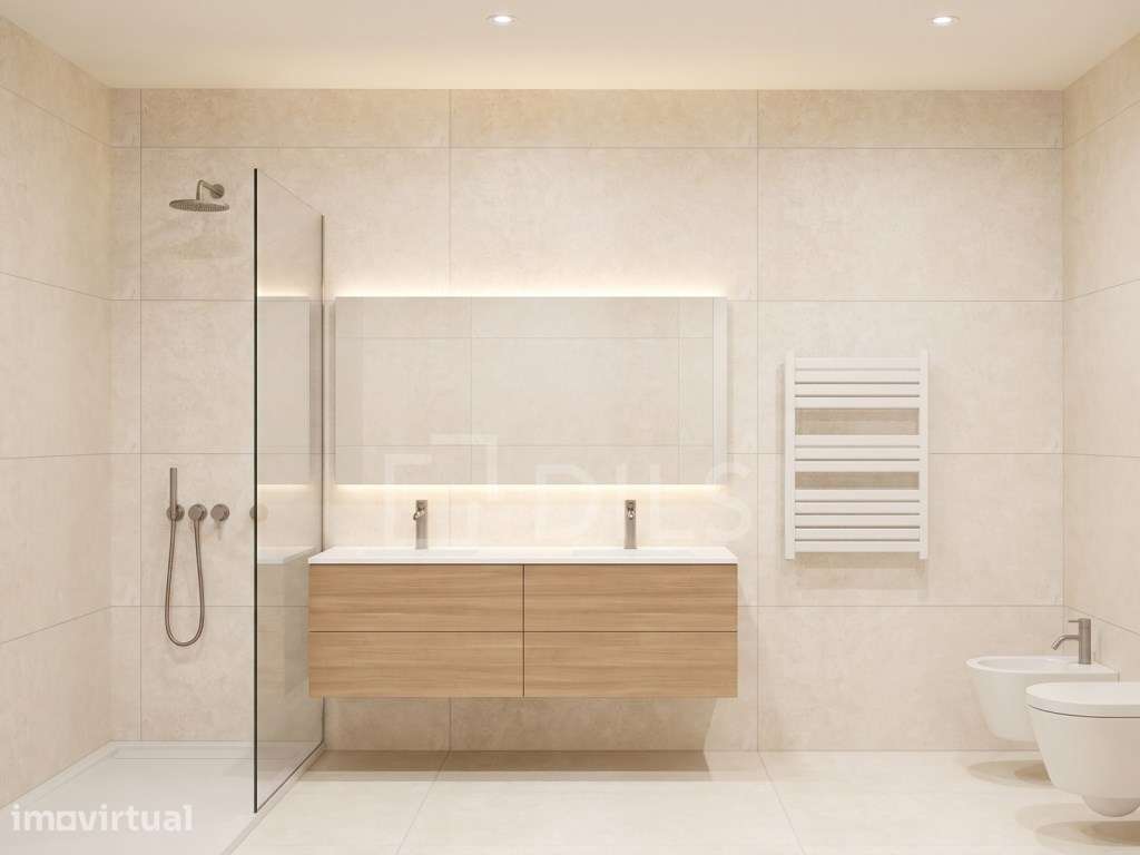 Apartamento T4 duplex com varandas em novo empreendimento em Caxias - Grande imagem: 5/48