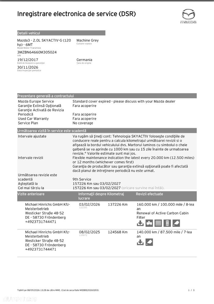 Mazda 3 SKYACTIV-G 120 Exclusive-Line - 9