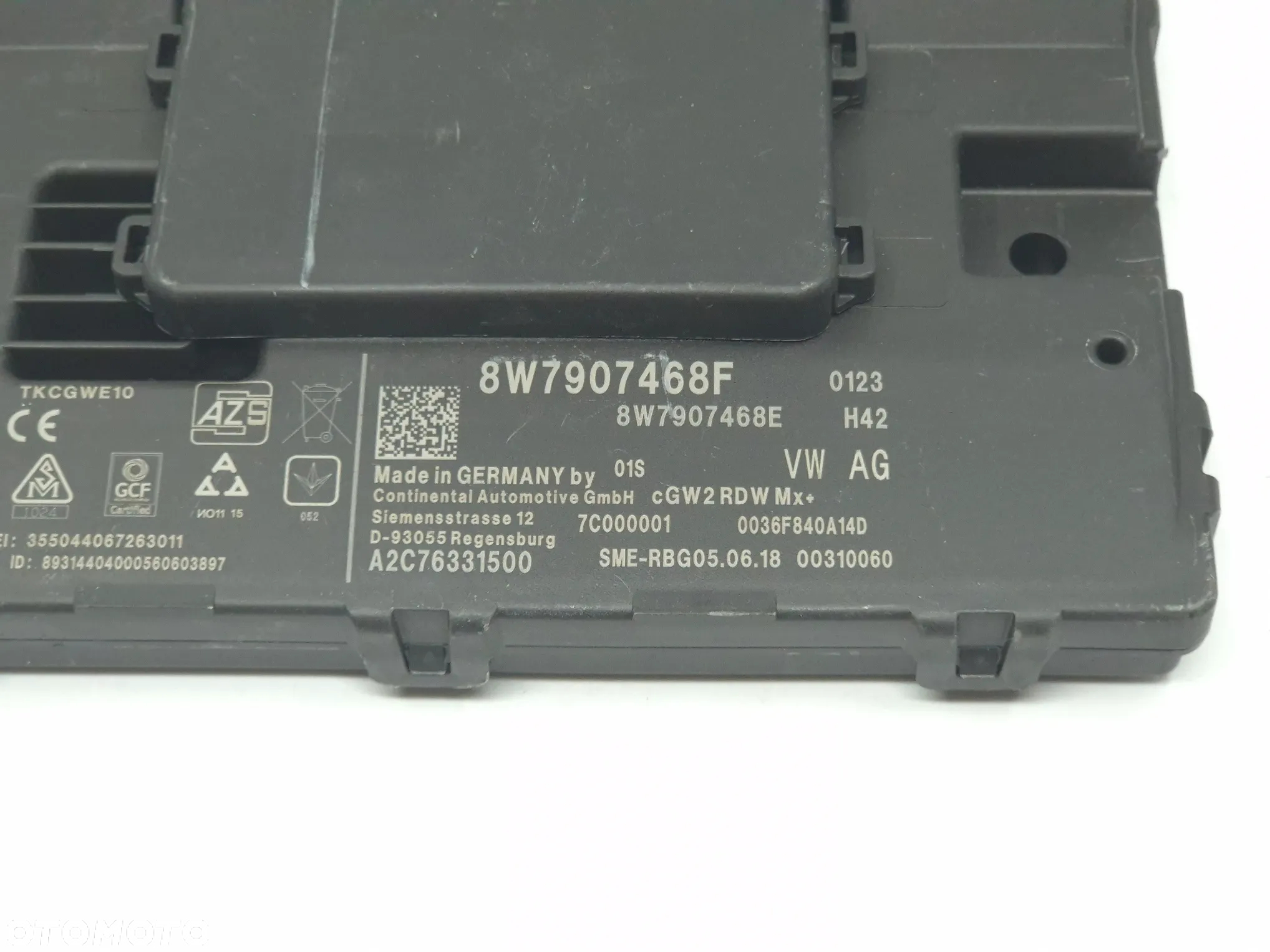Moduł Gateway Audi A4 B9 8W 8W7907468F - 2
