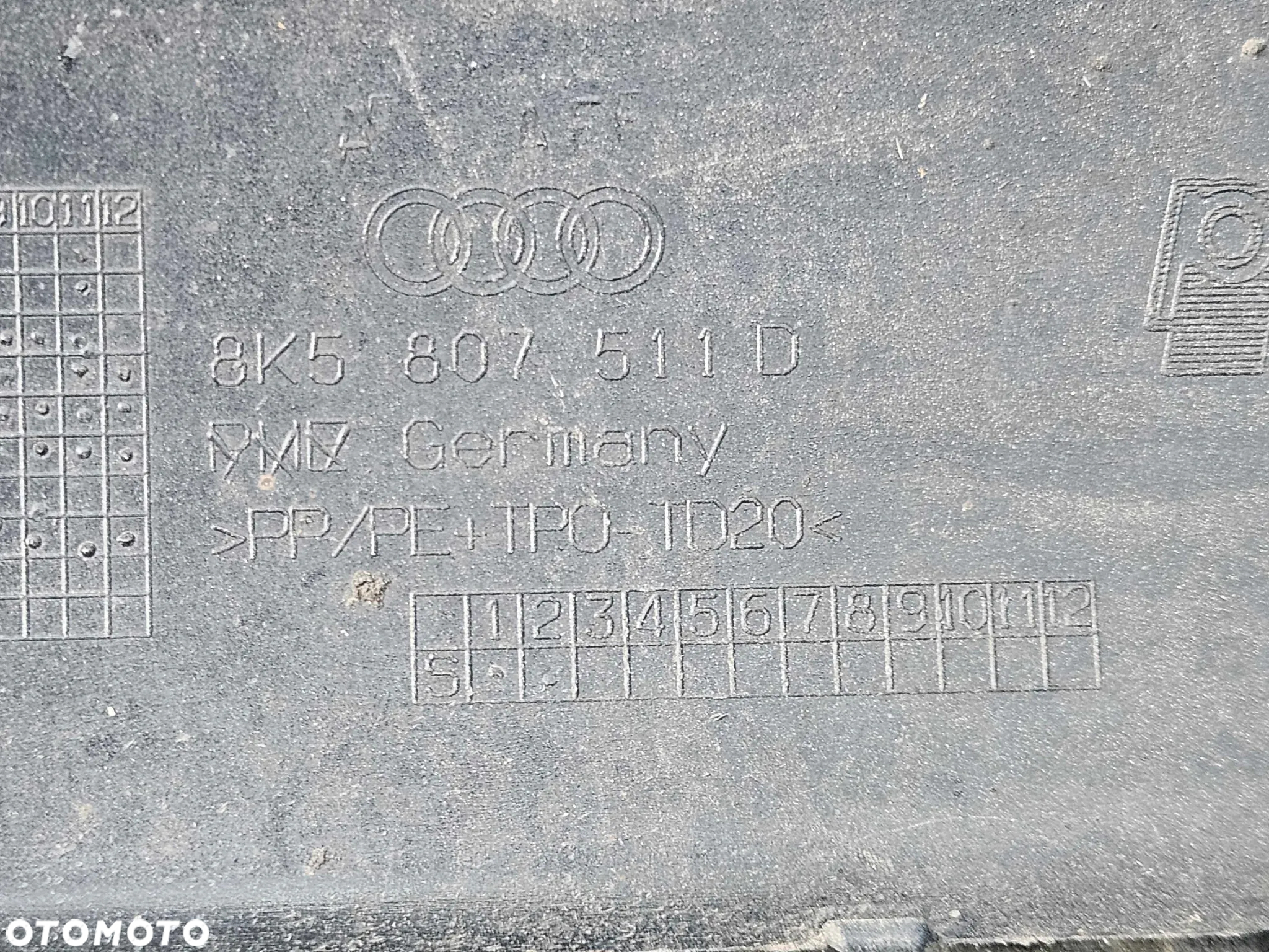 Zderzak Tyl Tylny S-Line Czarny LZ9Y Dyfuzor Czujniki PDC Audi A4 B8 Sedan 08r - 34