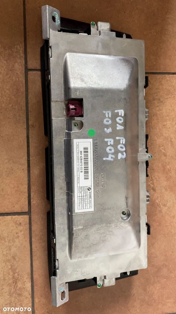 WYŚWIETLACZ EKRAN MONITOR RADIA BMW 7 F01 F02 9284970 - 2