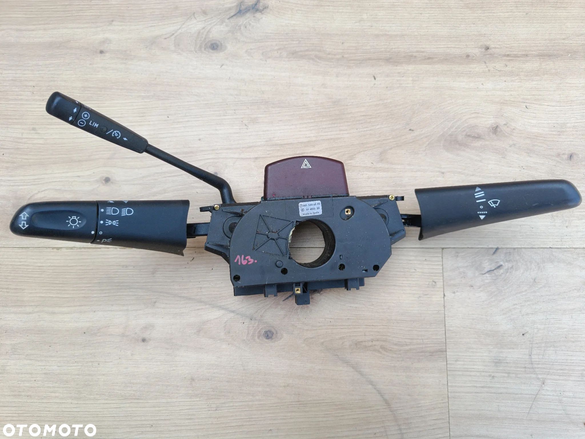 MERCEDES W163 ML PRZEŁĄCZNIK ZESPOLONY PAJĄK MANETKI 0015406545 - 1