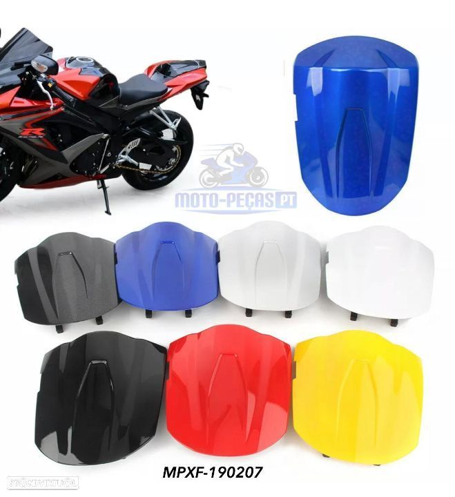 tampa do banco traseiro para suzuki gsxr 600 / 750 de 2008 ate 2009 tipo baquet , backet cockpit - 1