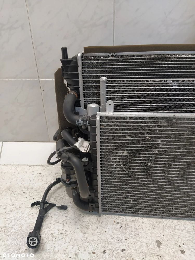 JAGUAR XJ X351 5.0 SC KOMPLET CHŁODNIC CHŁODNICA WENTYLATOR KOMPLET ORYGINAŁ - 6